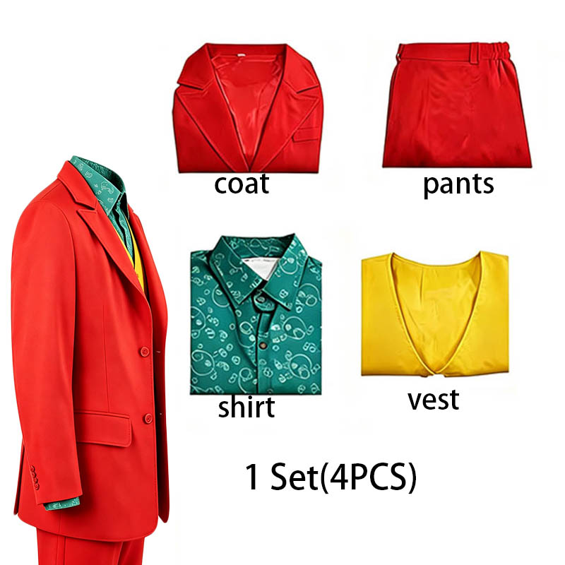 Mens Fashion Blazer - Conjunto de Fantasia Masculina 4 Peças