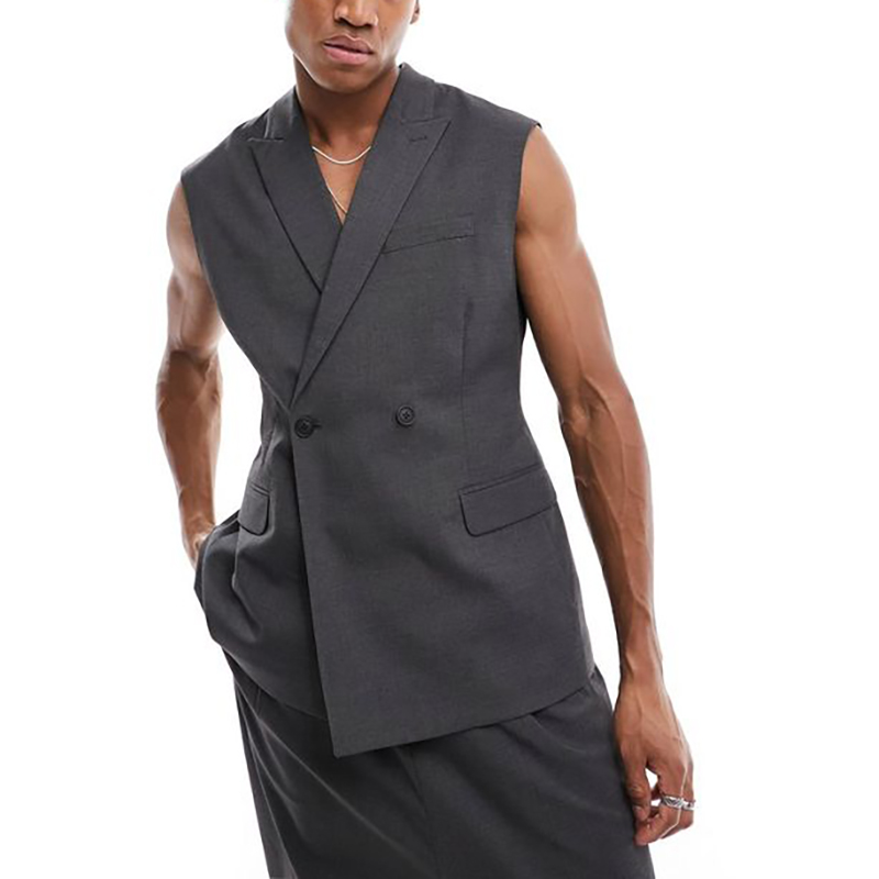 Mens Fashion Dark Grey Pants - Moda de Verão: Conjunto Masculino de