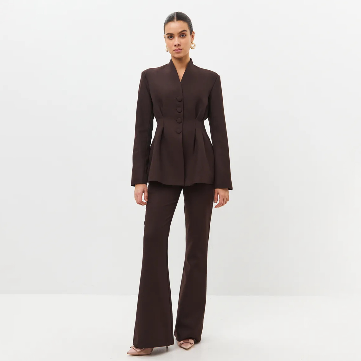 Men'S Fashion Nova - Conjunto de Blazer com Cintura Ajustada