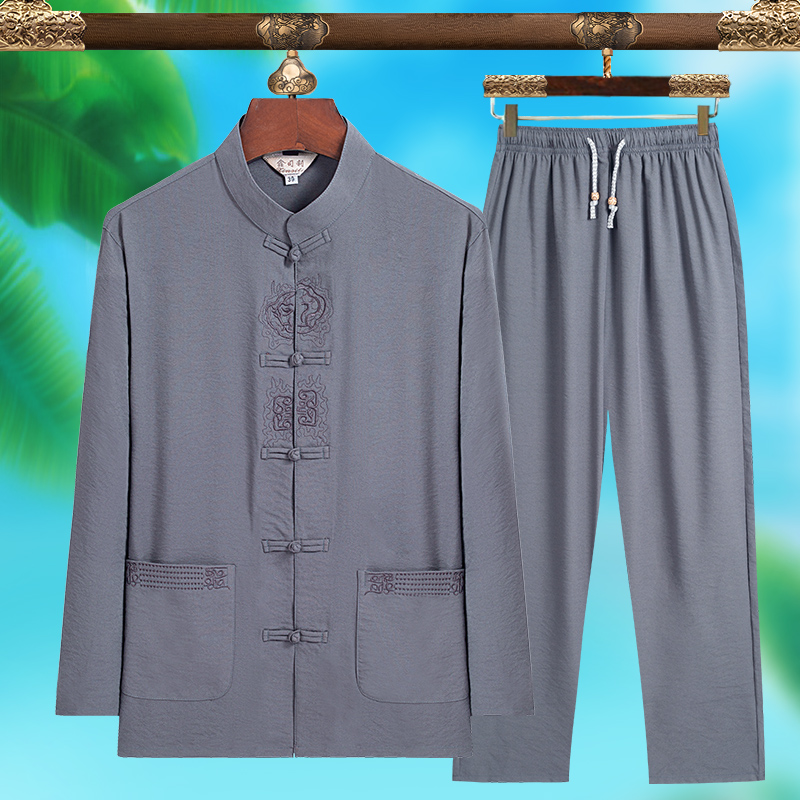 Men'S Fashion Usa - Conjunto de Traje Tang Masculino de
