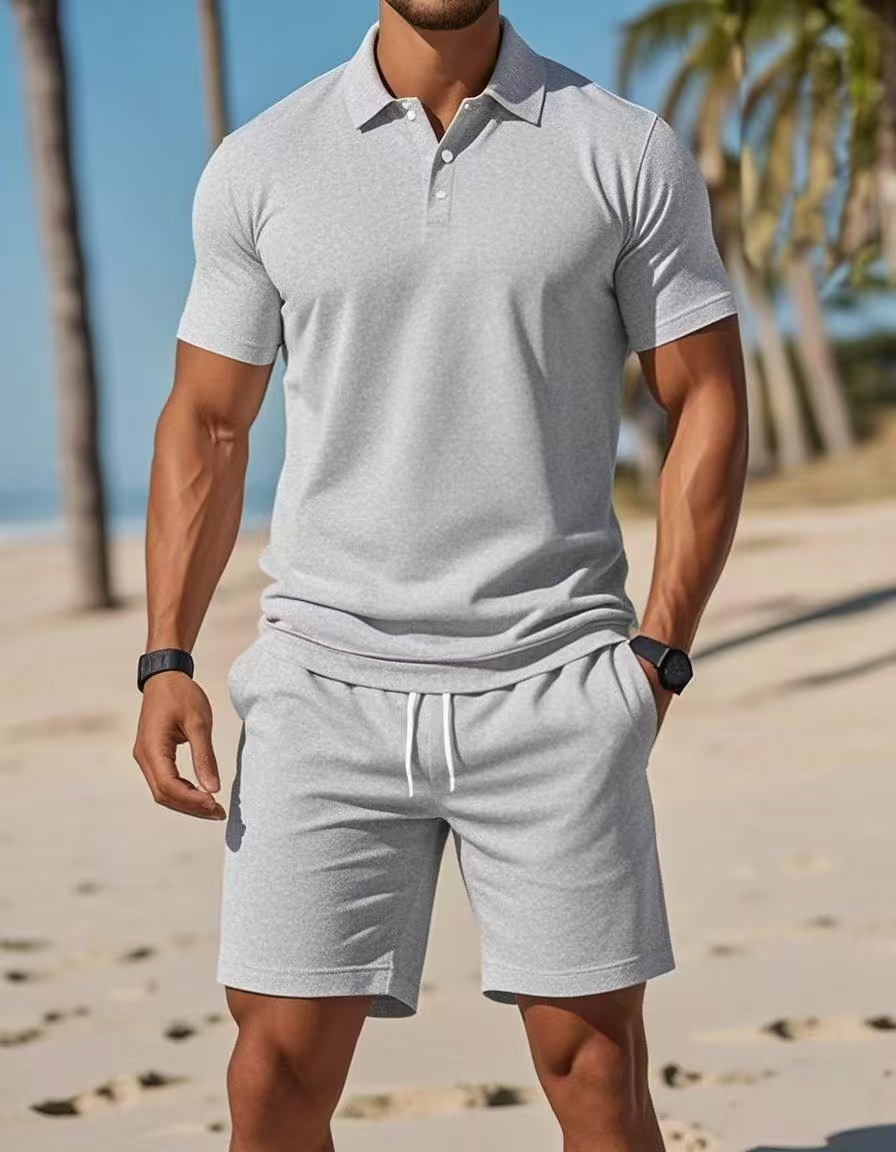 Polo Shirt Slim - Conjunto Masculino de Polo de Verão