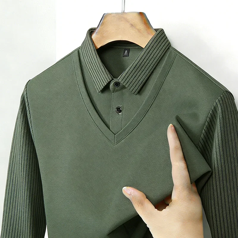 Men'S Fashion Trends - Camisa Masculina com Gola em V