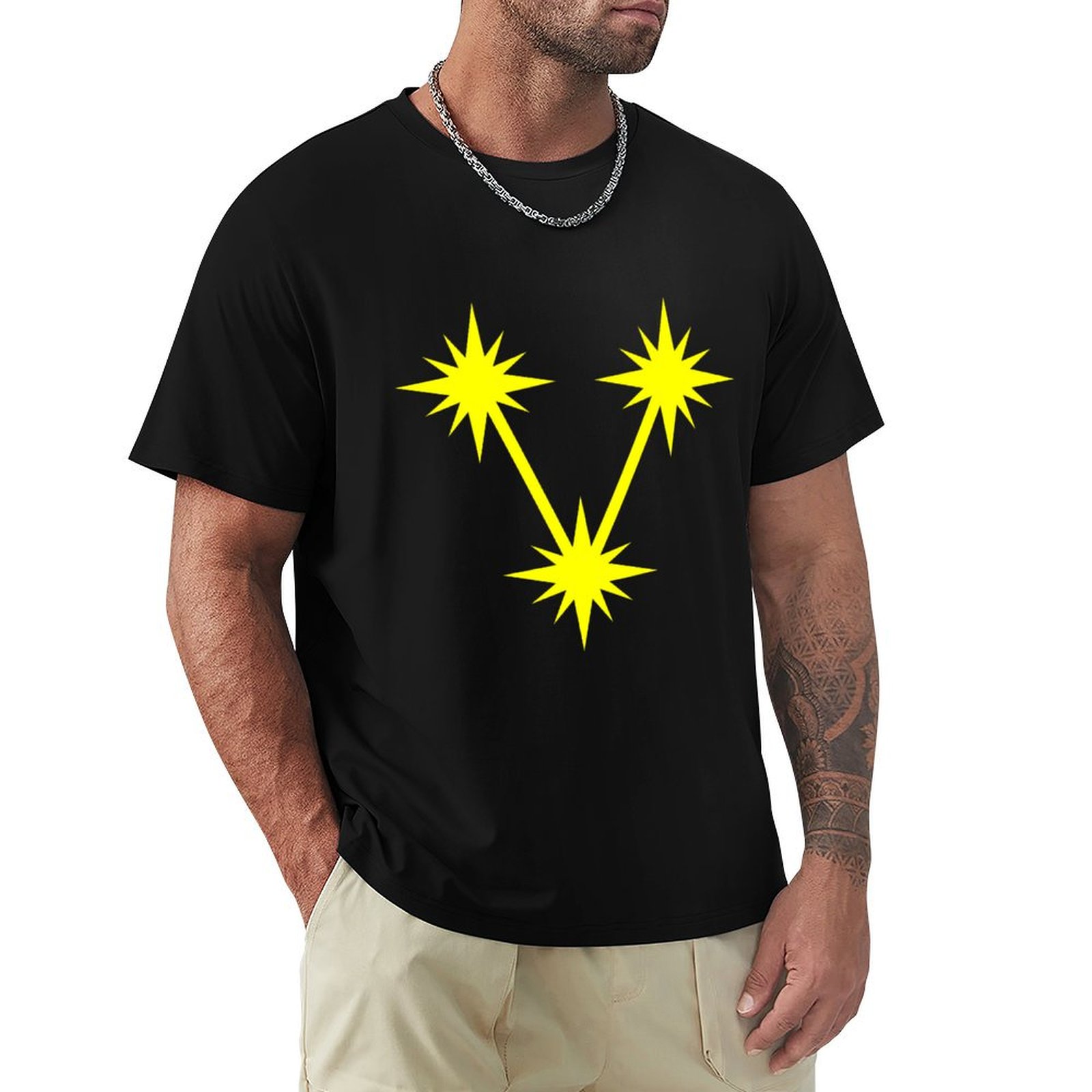 Men'S Fashion Nova - Camiseta Nova Cluster, Moda Simples e