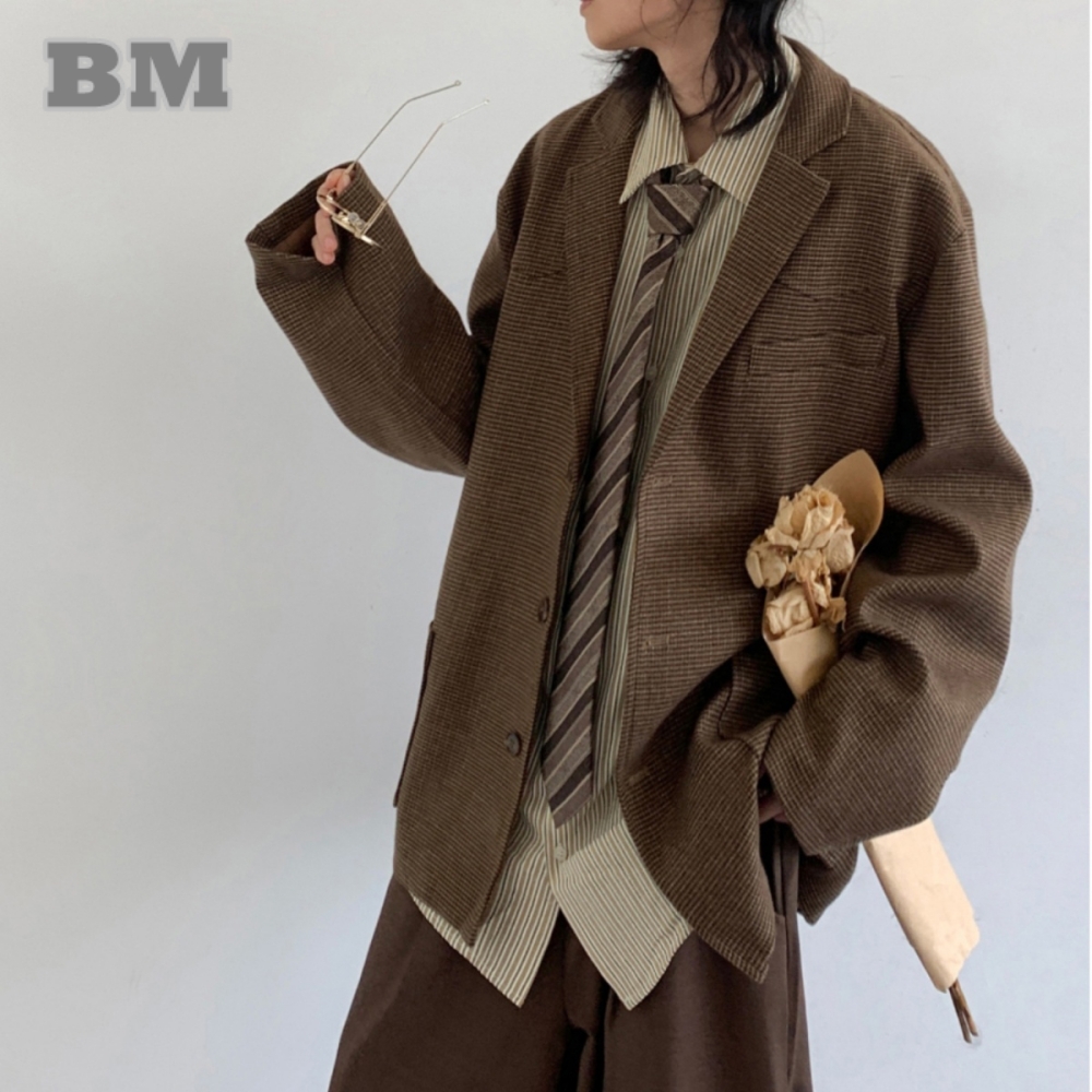 Mens Fashion Blazer - Blazer feminino e masculino, roupas vintage
