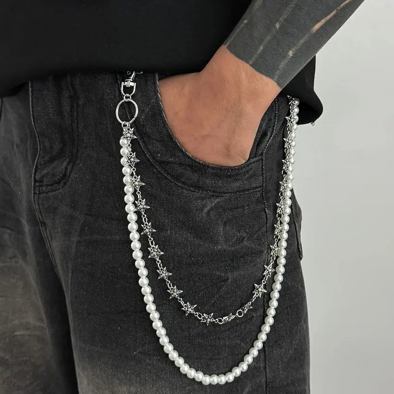 Jeans Pants Fashion Men - Salircon Corrente Masculina Vintage Punk Gótica