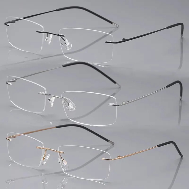 Men'S Fashion Glasses 2026 - Óculos de Leitura Sem Armação 2026