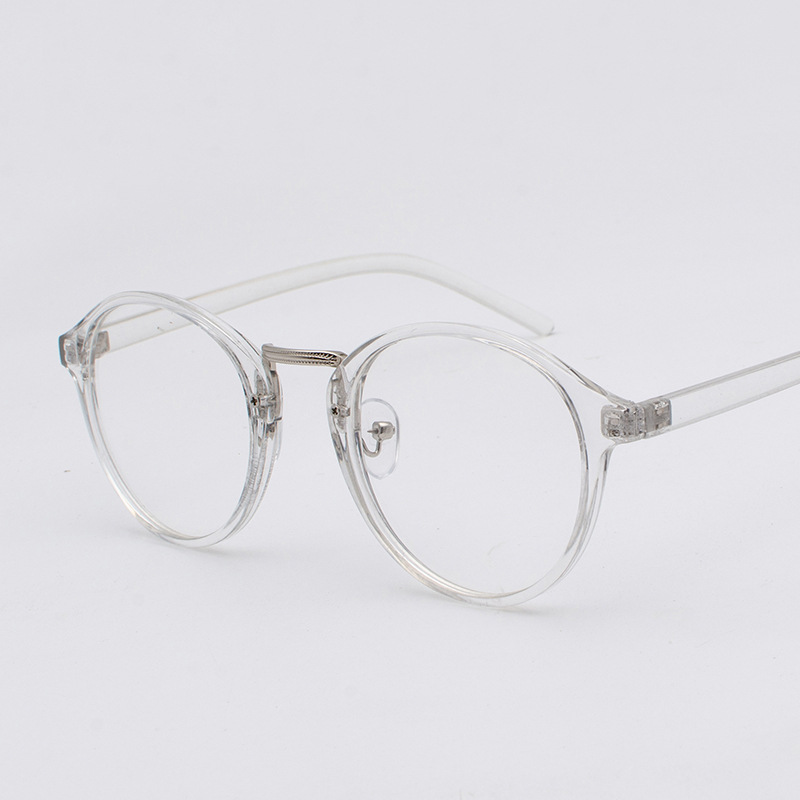 Men'S Fashion Glasses 2026 - Óculos redondos transparentes da moda, armação