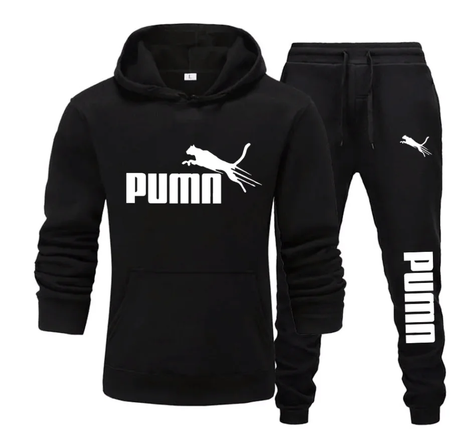 Men'S Winter Fashion - Novo conjunto de moletom com capuz