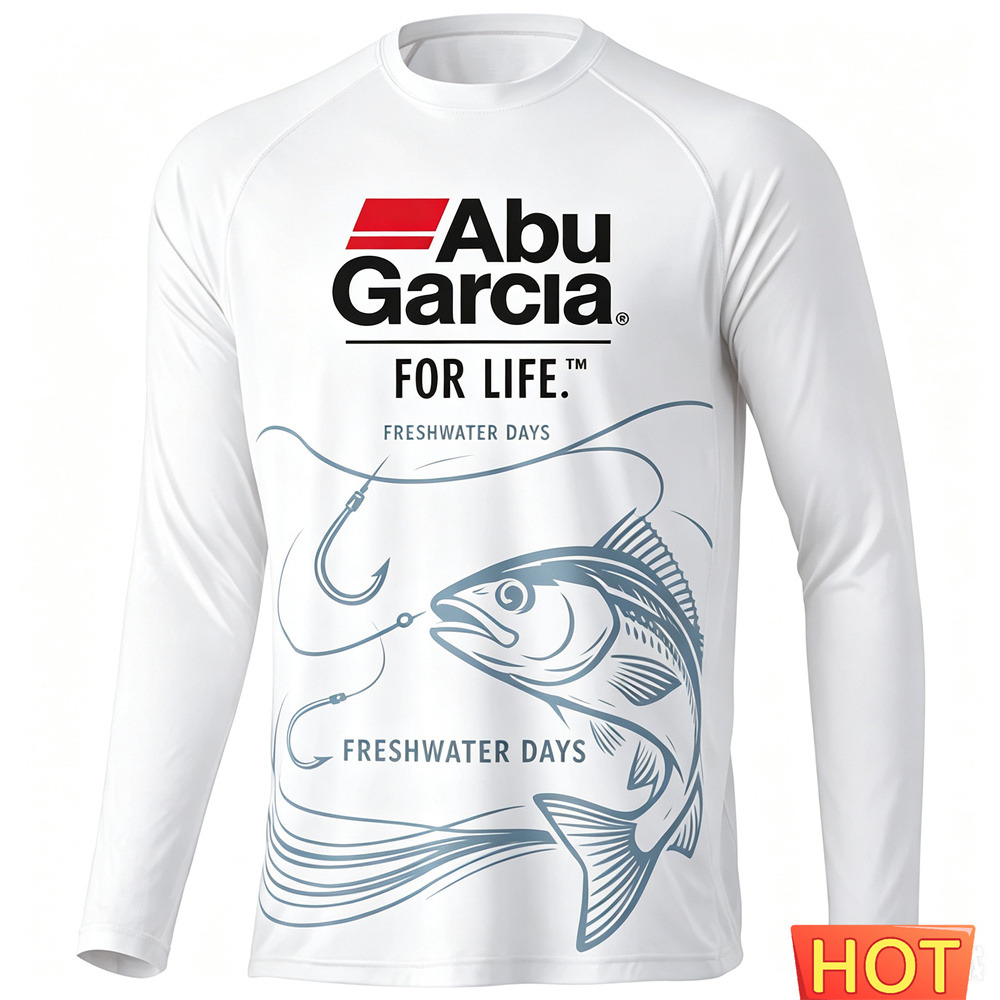 Men'S Fashion Trends - Camiseta Masculina de Pesca de Manga