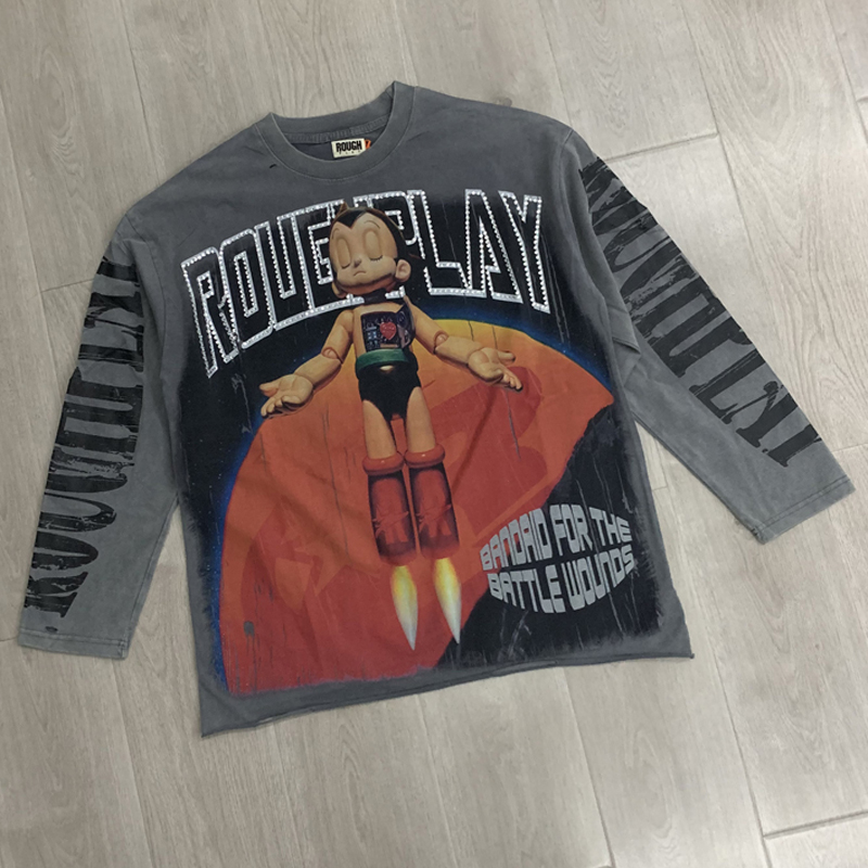 Camiseta Casual Solta de Manga - Men'S Fashion Trends avaliação e preço