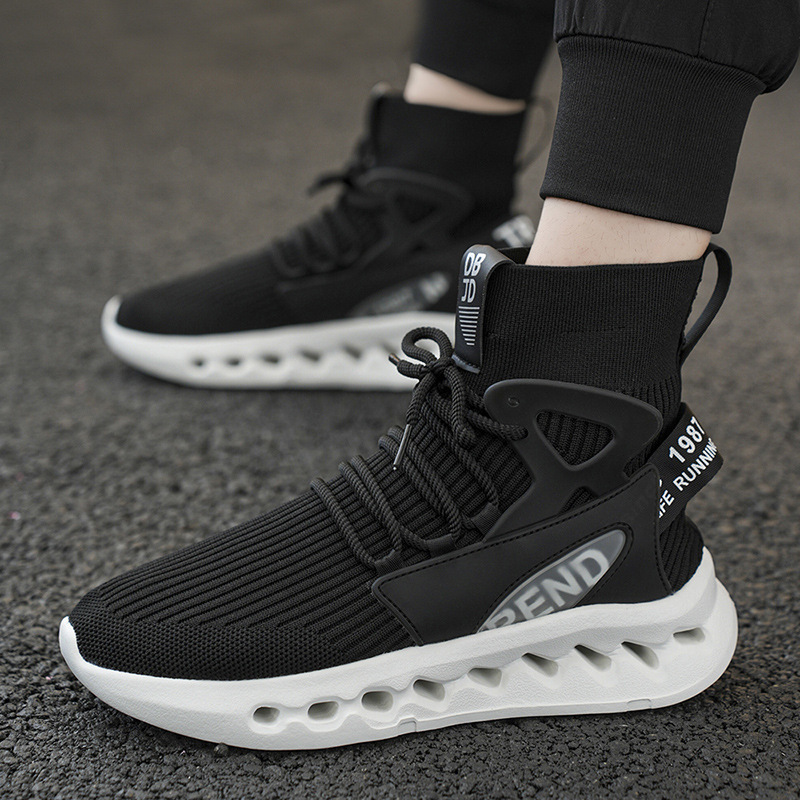Tênis Masculino Cano Alto Mode - Casual Sneakers Men avaliação e preço