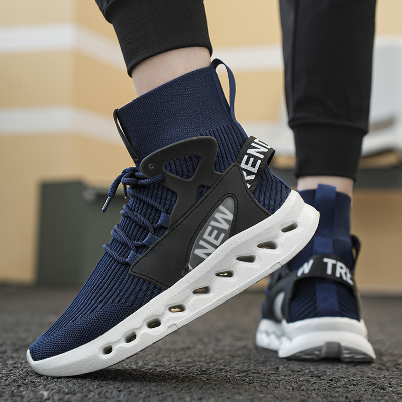 Tênis Masculino Cano Alto Mode - Casual Sneakers Men avaliação e preço