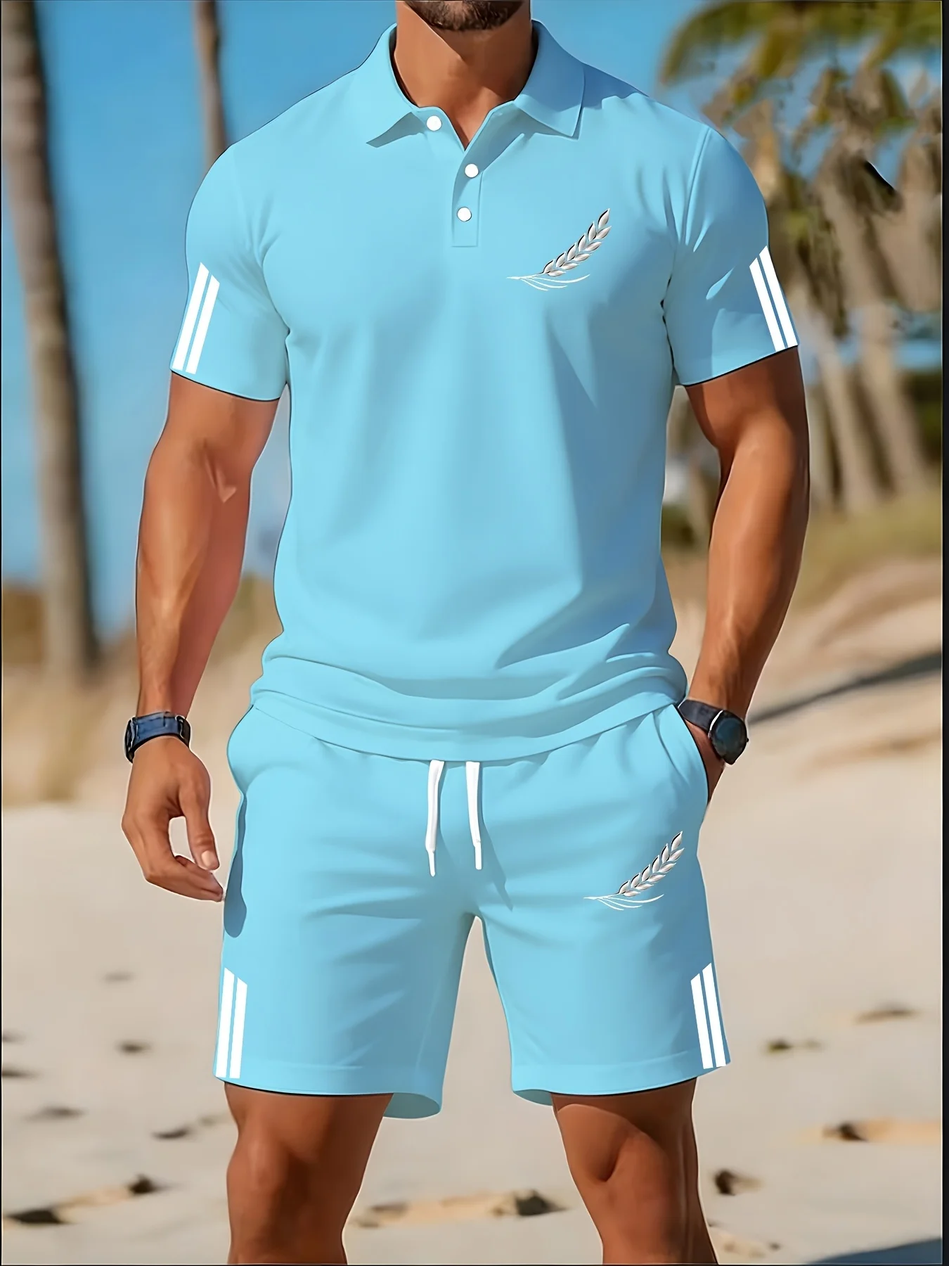 Conjunto de camisa polo mascul - Polo Shirt Slim avaliação e preço