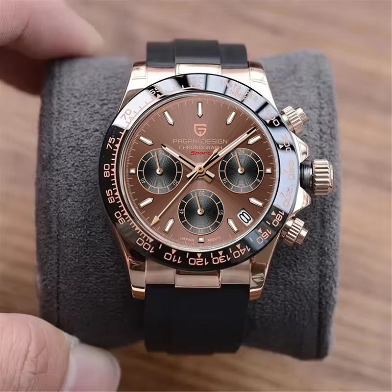 Relógio cronógrafo de quartzo  - Fashion Mens Watches avaliação e preço