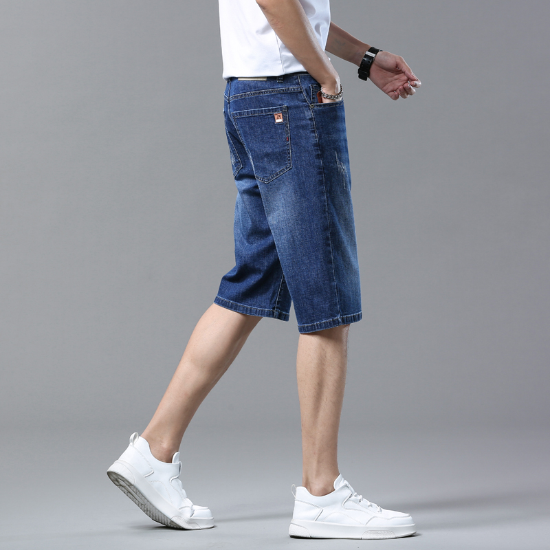 Calções masculinos verão em li - Jeans Pants Fashion Men avaliação e preço