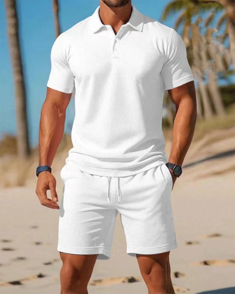 Conjunto Masculino de Polo de  - Polo Shirt Slim avaliação e preço