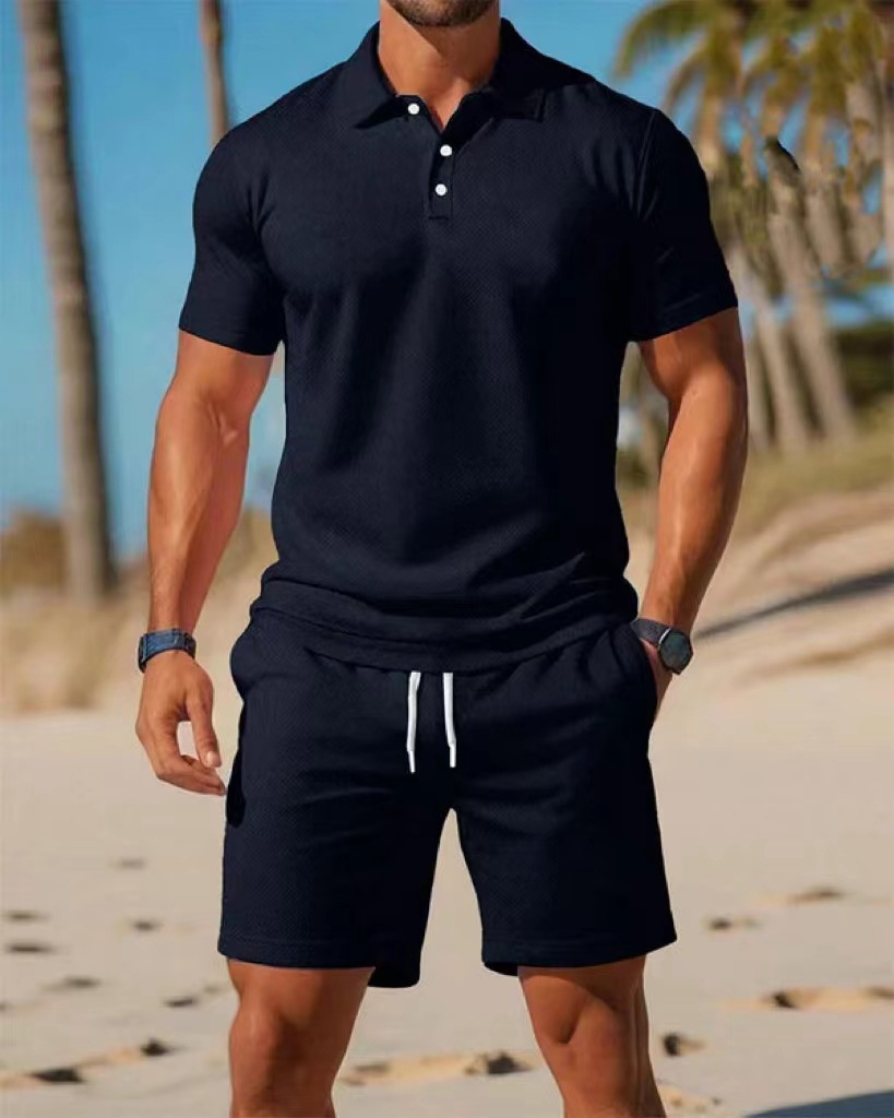 Conjunto Masculino de Polo de  - Polo Shirt Slim avaliação e preço