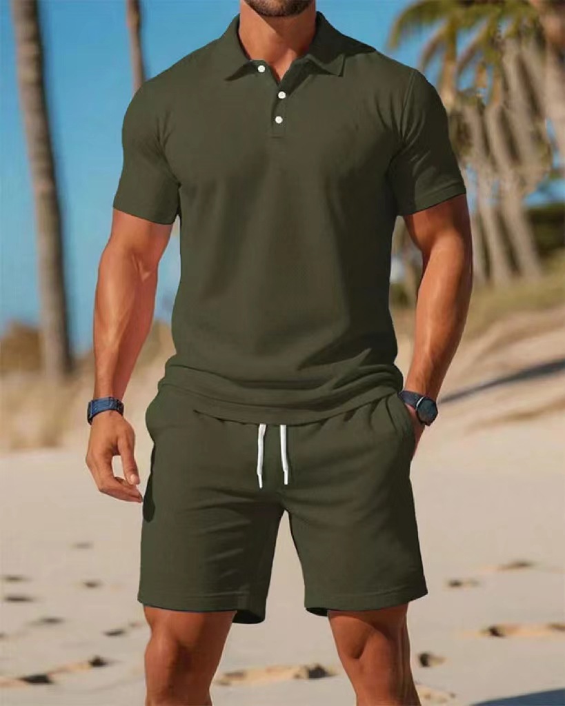 Conjunto Masculino de Polo de  - Polo Shirt Slim avaliação e preço