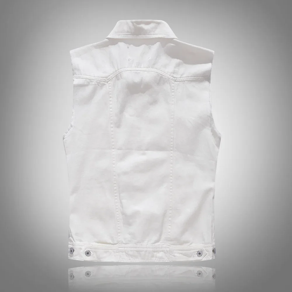 Pop verão nova moda masculina  - Men'S Fashion Vest With Jeans avaliação e preço
