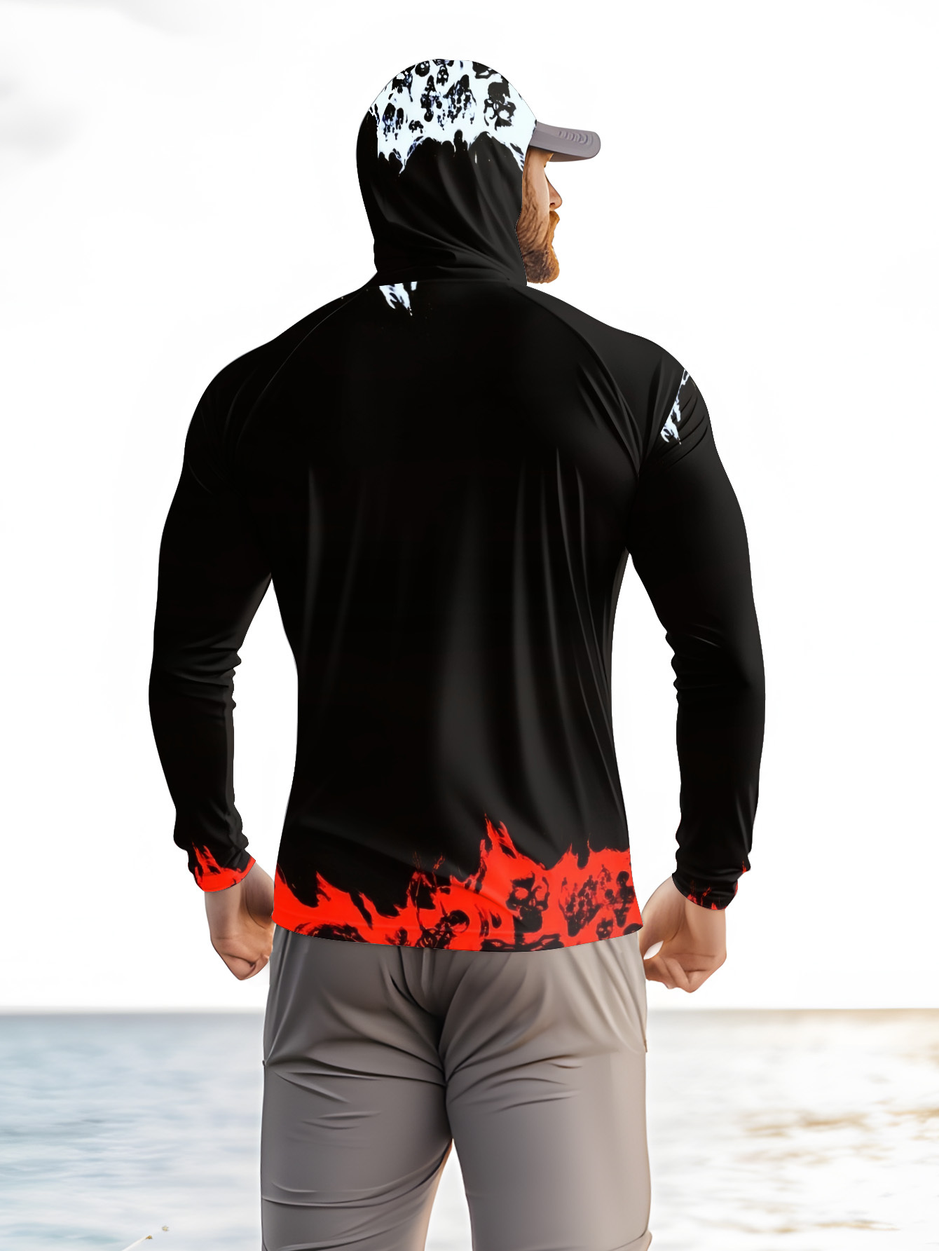 Camisa de pesca masculina com  - Men'S Fashion Trends avaliação e preço