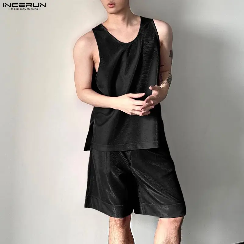 Conjuntos Masculinos INCERUN:  - Men'S Fashion Usa avaliação e preço