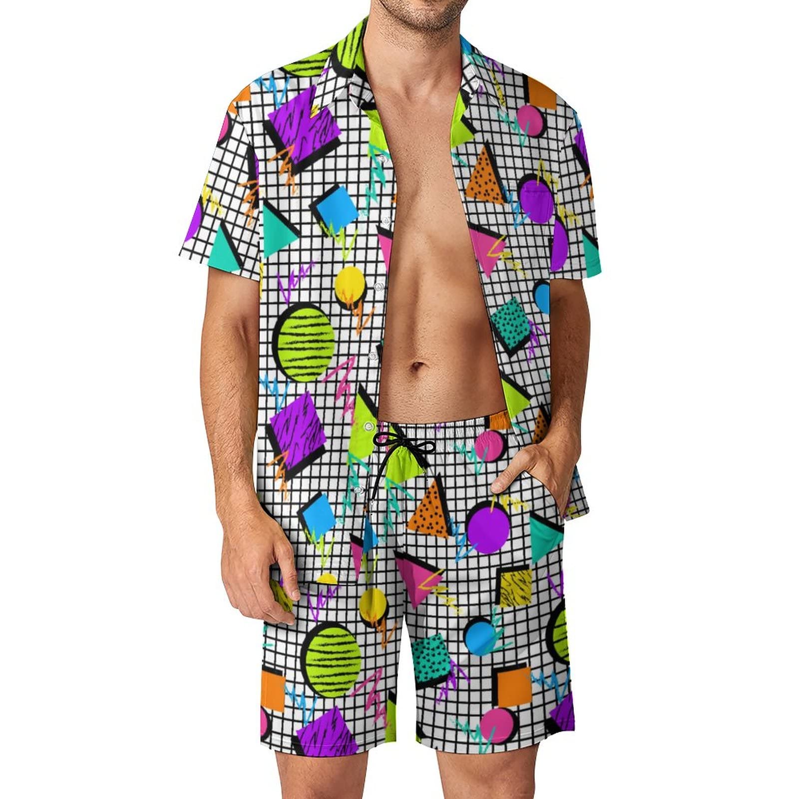 Conjunto de Camisa e Shorts Ma - Men'S Fashion Usa avaliação e preço