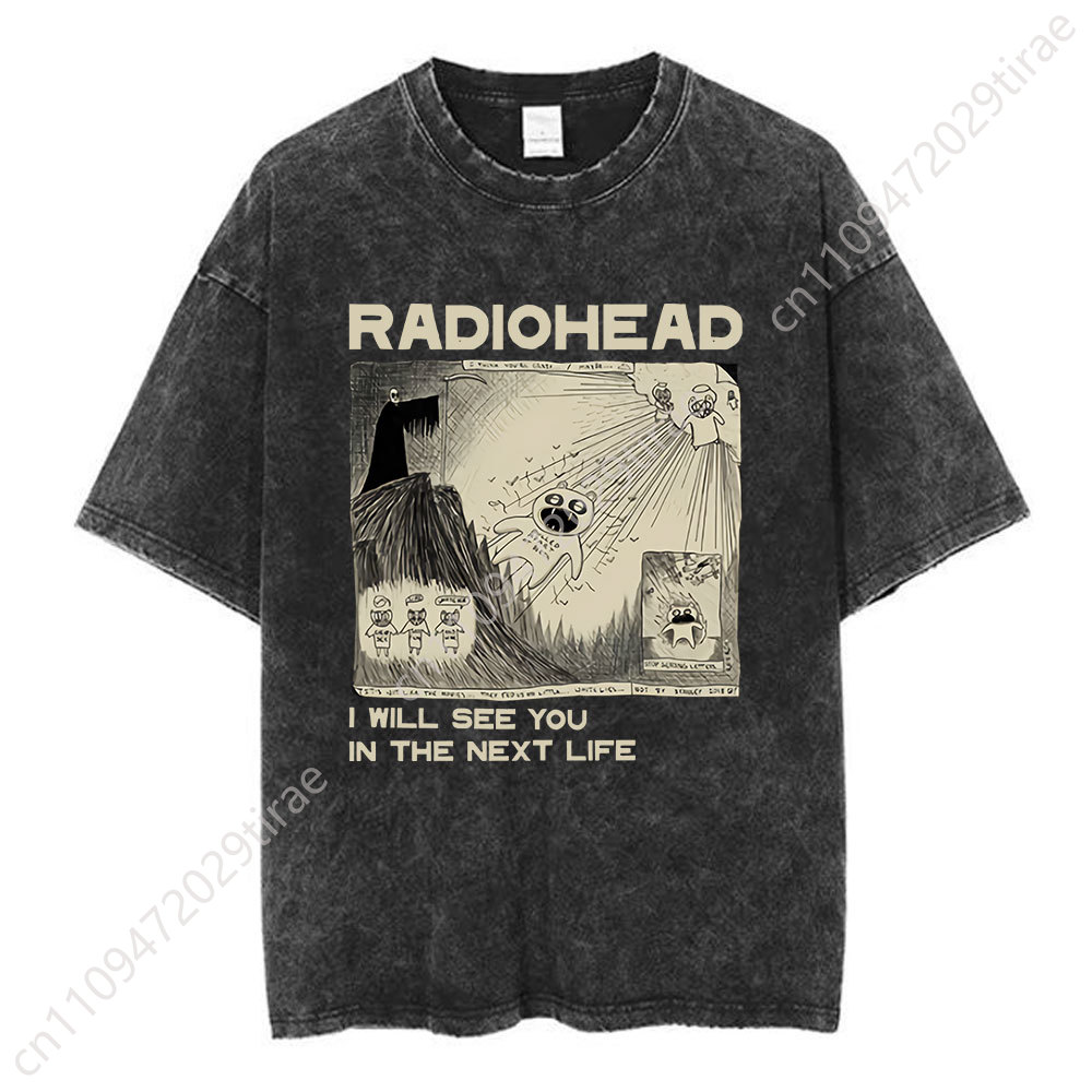 Camiseta de Algodão Lavado da  - Men'S Fashion V Neck T Shirts avaliação e preço