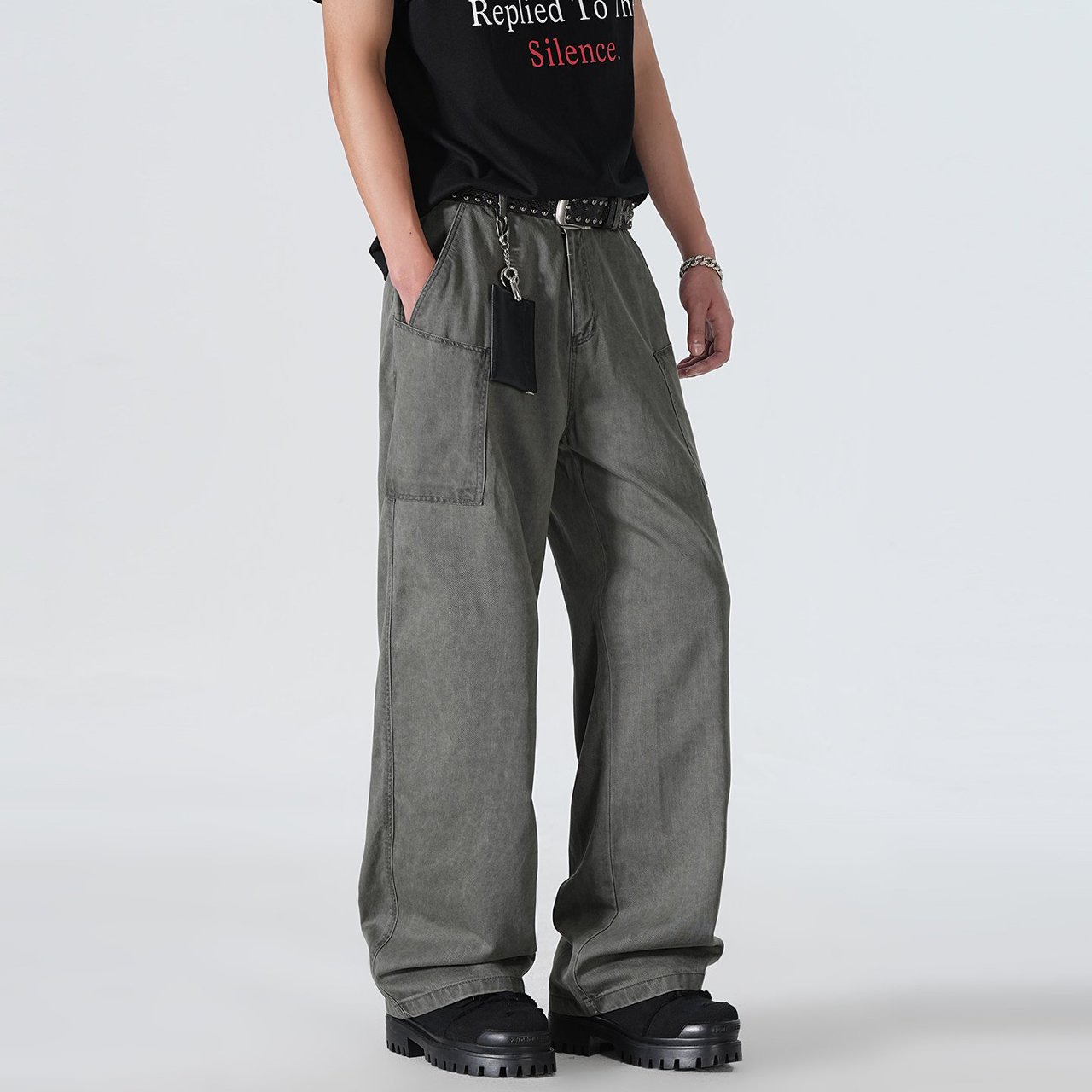 Calças Jeans Cargo Masculinas  - Jeans Pants Fashion Men avaliação e preço