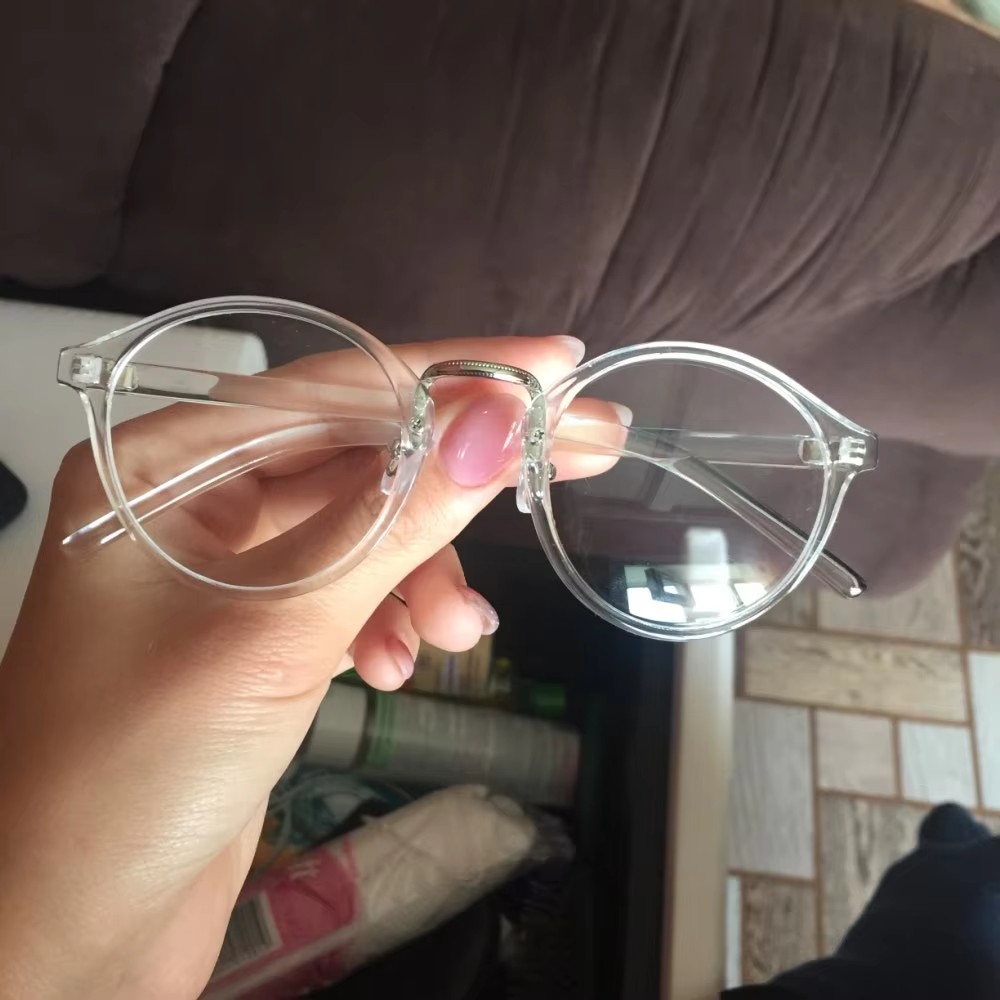 Óculos redondos transparentes  - Men'S Fashion Glasses 2026 avaliação e preço