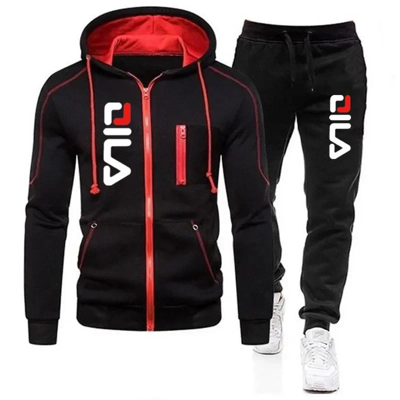 Novo Conjunto de Roupas Esport - Men'S Fashion Zipper Jacket avaliação e preço