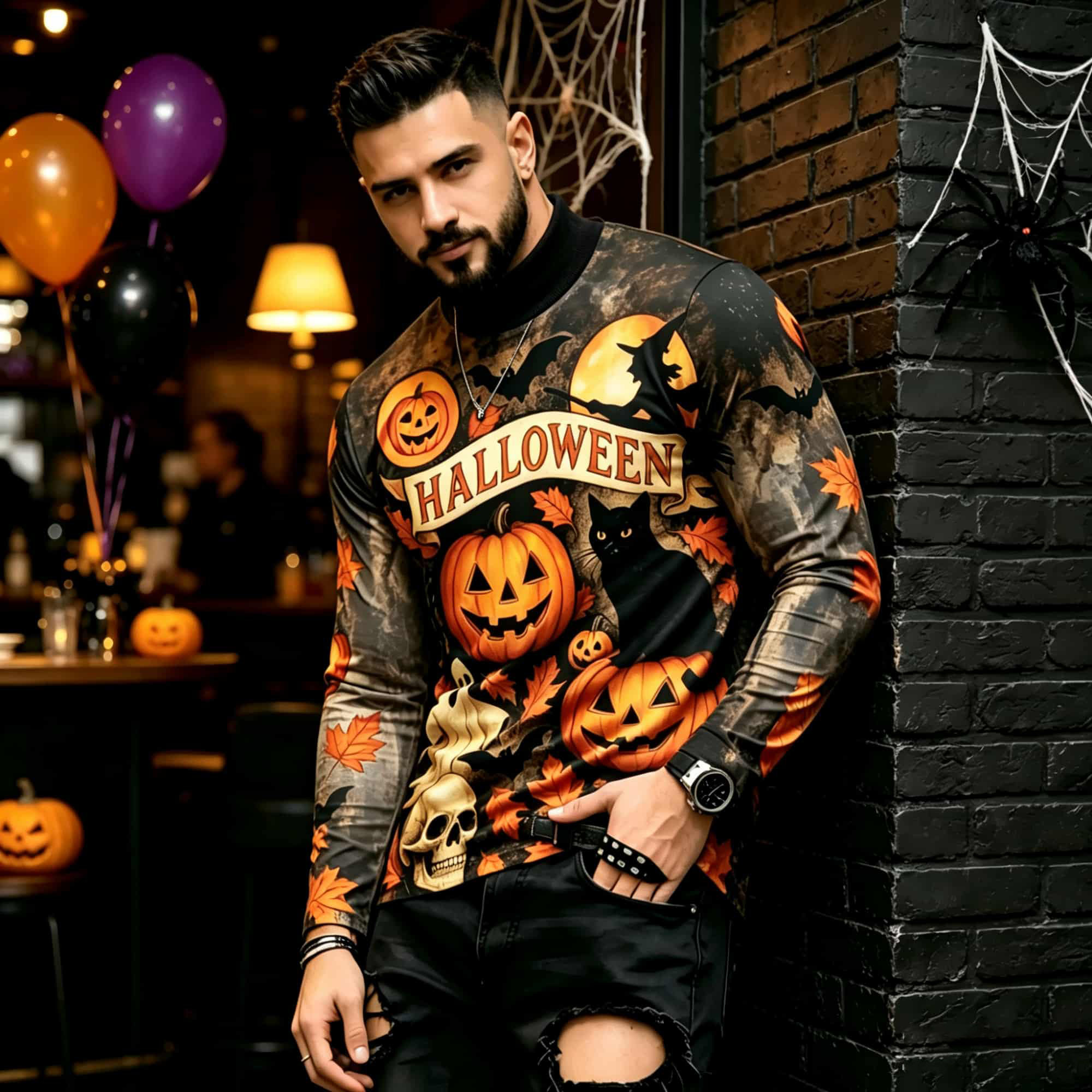 Camiseta de Manga Longa Estamp - Men'S Fashion Usa avaliação e preço