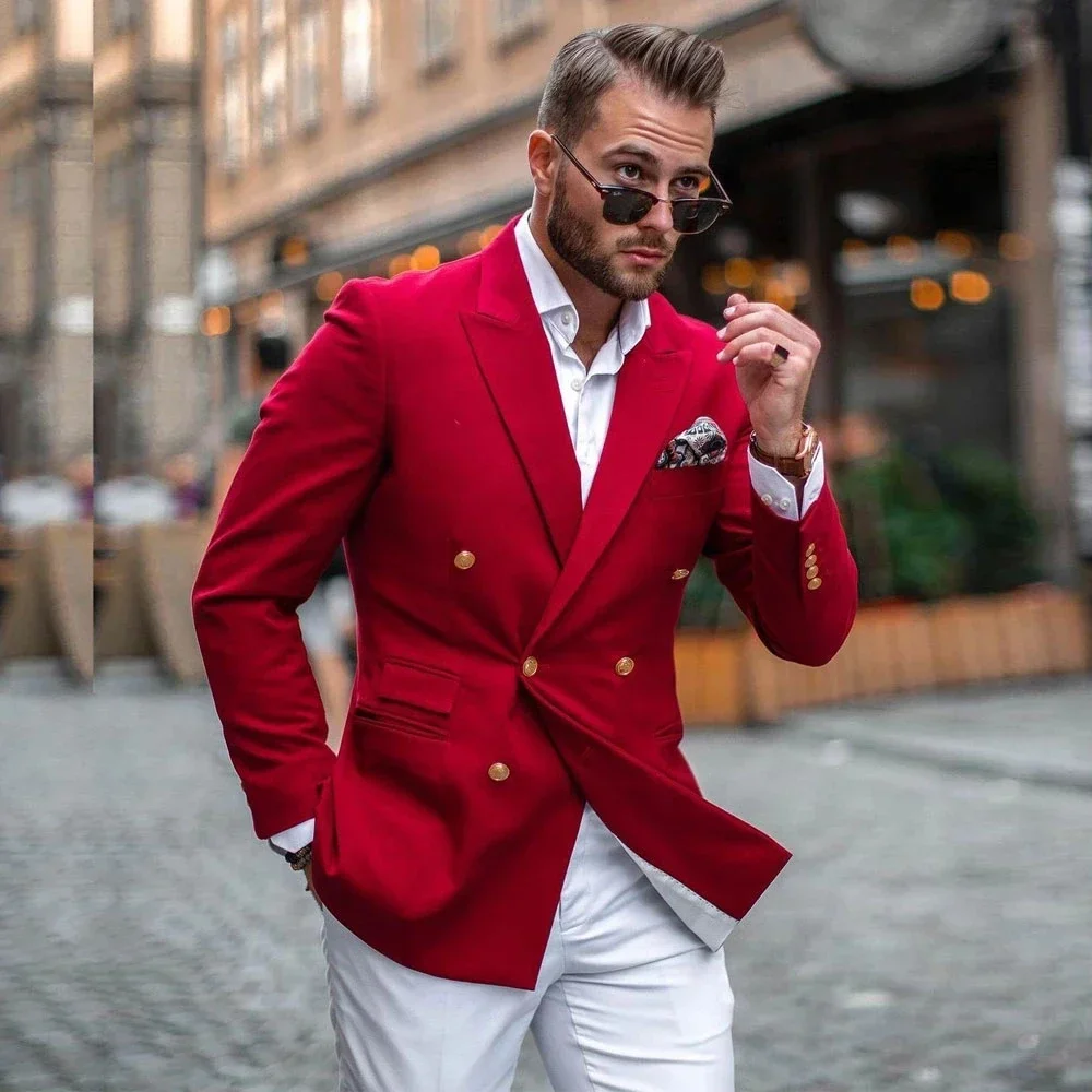 Conjunto de Terno Masculino Ca - Mens Fashion Blazer avaliação e preço