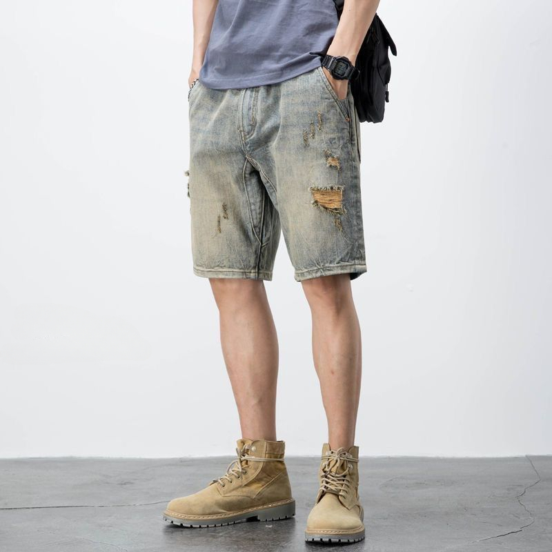 Shorts jeans grandes para home - Jeans Pants Fashion Men avaliação e preço
