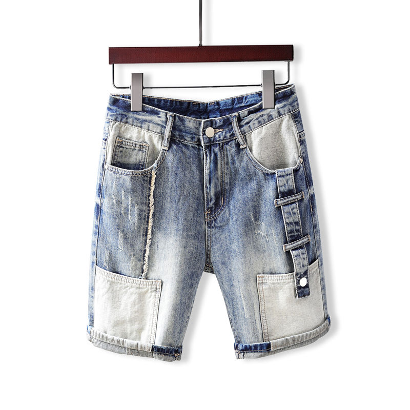 Calças de brim curtas masculin - Jeans Pants Fashion Men avaliação e preço
