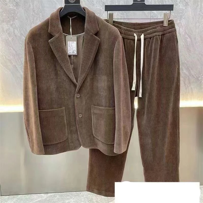 Conjunto de Terno Masculino de - Mens Fashion Blazer avaliação e preço