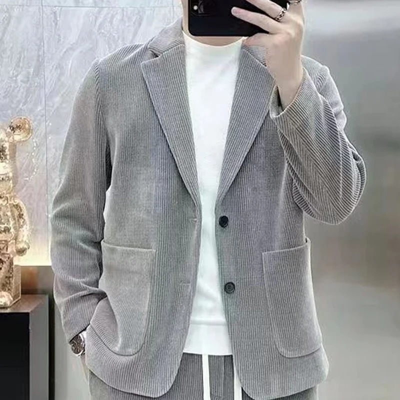 Conjunto de Terno Masculino de - Mens Fashion Blazer avaliação e preço