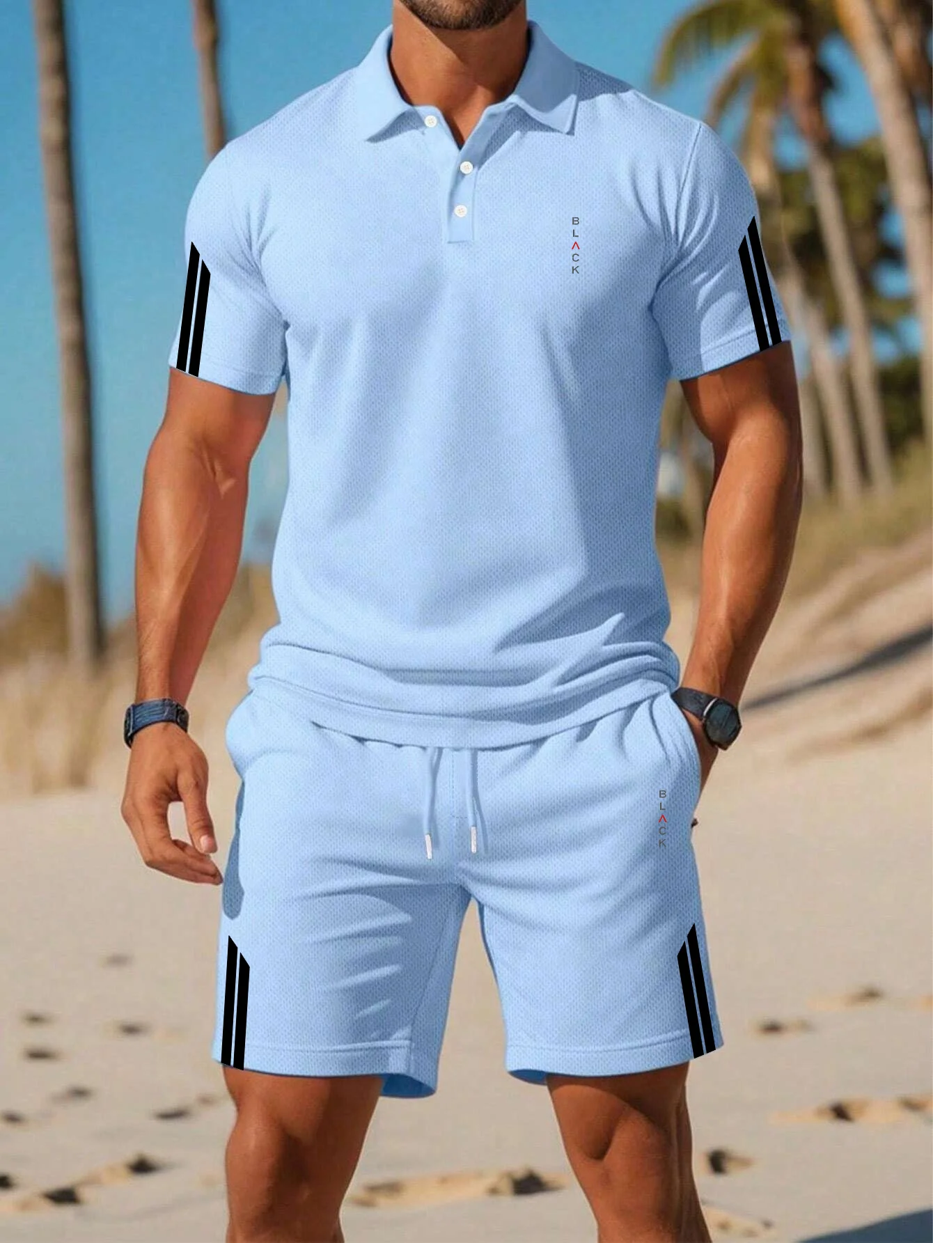 Conjunto de camisa polo mascul - Polo Shirt Slim avaliação e preço