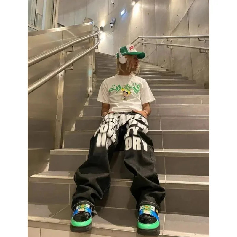 2026 nova carta hip hop impres - Men'S Fashion Vest With Jeans avaliação e preço