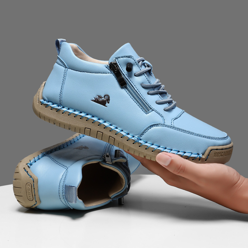 Tênis feminino de couro artesa - Casual Sneakers Men avaliação e preço