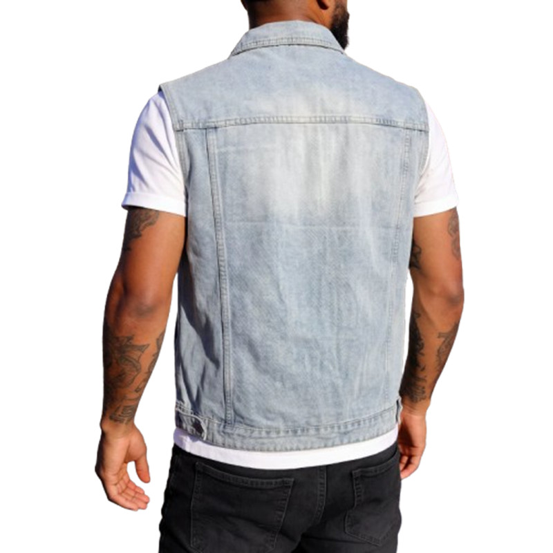 Colete Jeans Masculino Primave - Men'S Fashion Vest With Jeans avaliação e preço