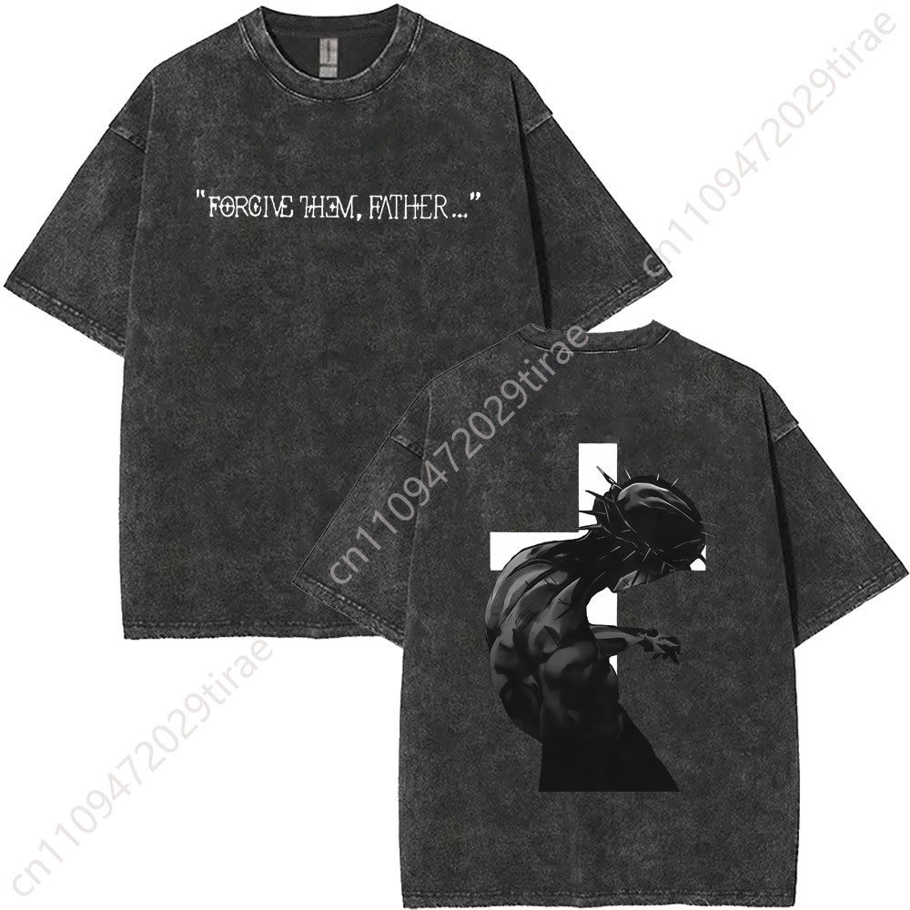 Camiseta Religiosa Cristã Jesu - Men'S Fashion V Neck T Shirts avaliação e preço