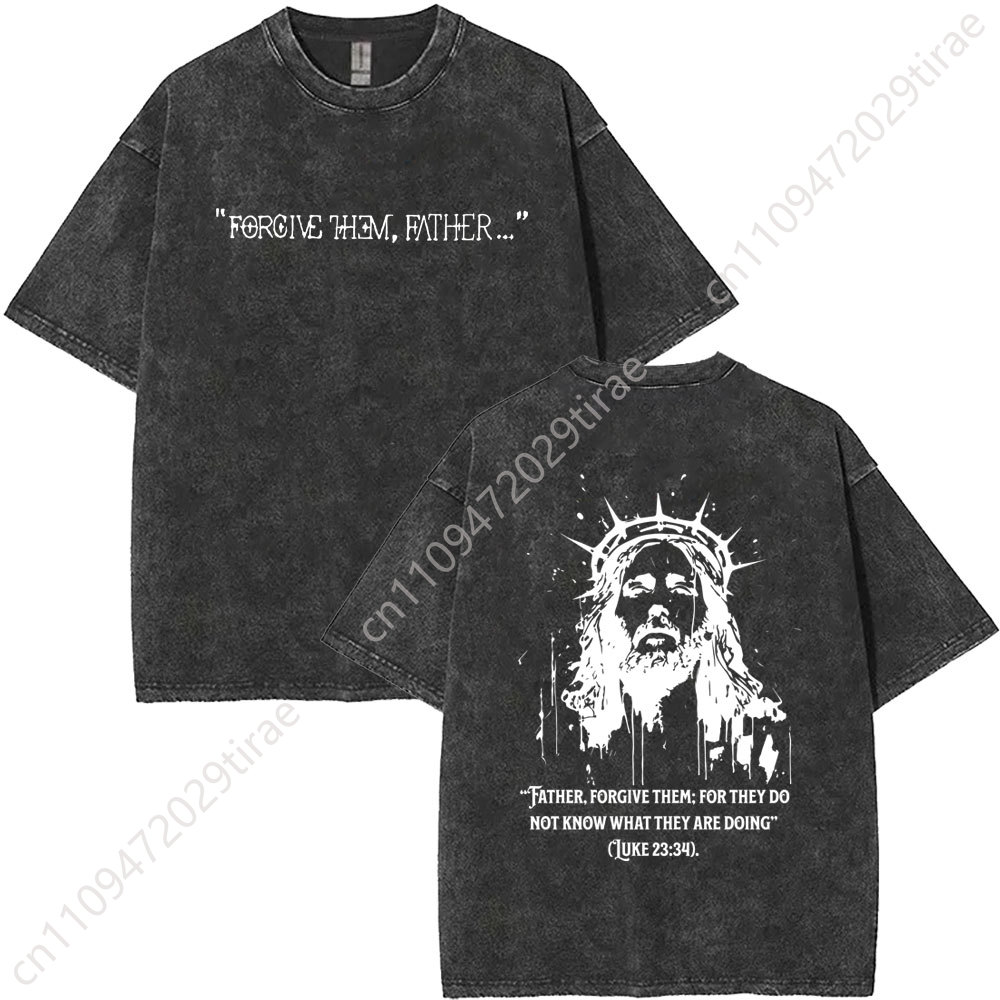 Camiseta Religiosa Cristã Jesu - Men'S Fashion V Neck T Shirts avaliação e preço